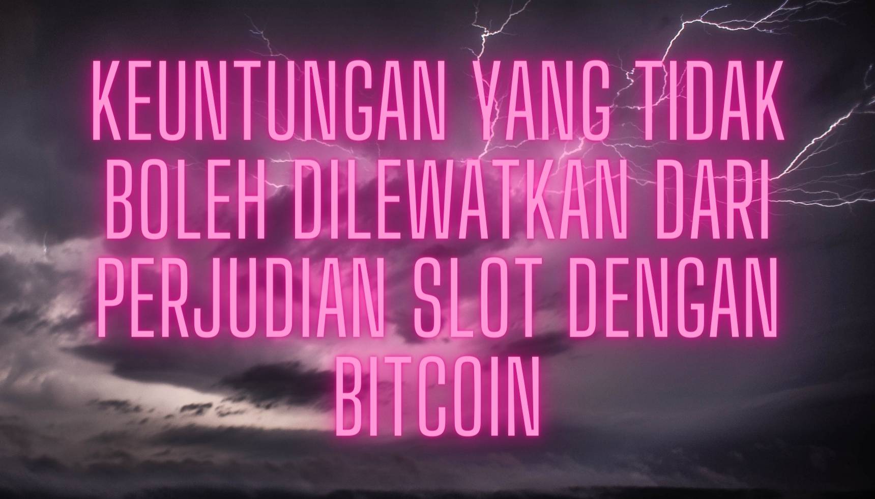 Keuntungan yang Tidak Boleh Dilewatkan